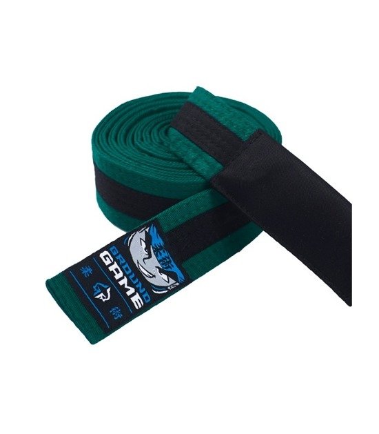BJJ Kids Belt (Green with black stripe)