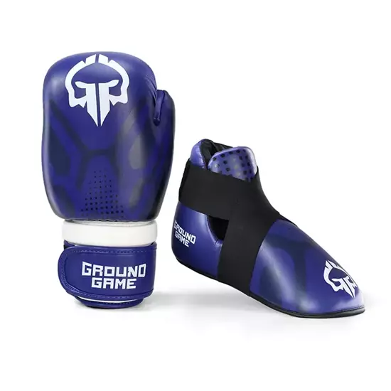 Kickboxing set - Gloves and Shoes (Blue)