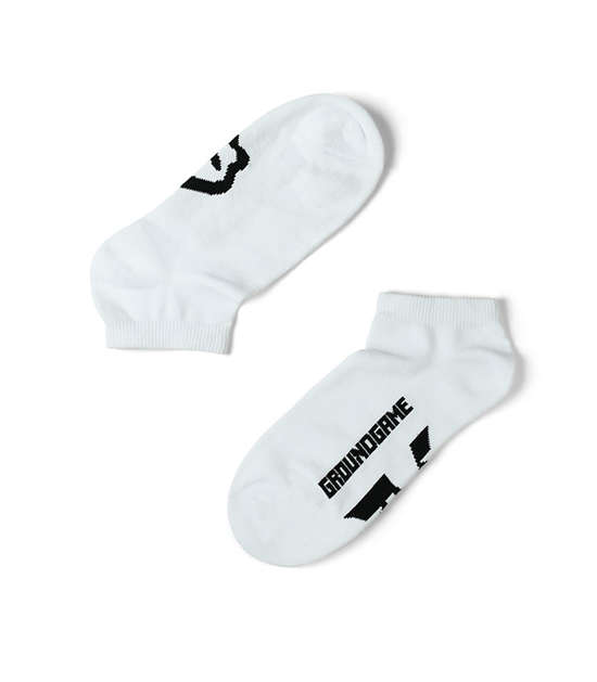 Socks Logo White